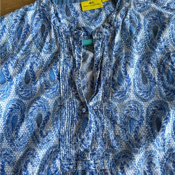 Roberta Roller Rabbit Blue Patterned Tunic - Picture 5 of 6